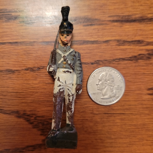 Vintage Lineol Germany Miniature Soldier ~ 1930s(?) ~ Antique ~ Military ~ - Picture 15 of 15